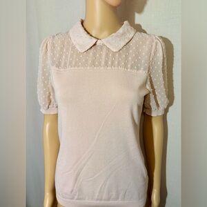 Adrianna Papell pink sweater top. Sz.S